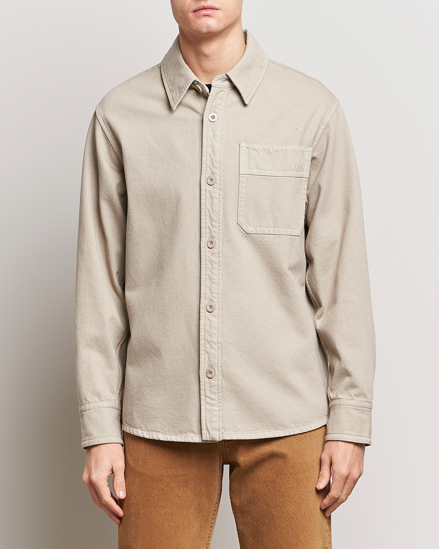 Heren | Shirt jassen | A.P.C. | Basile Denim Overshirt Taupe