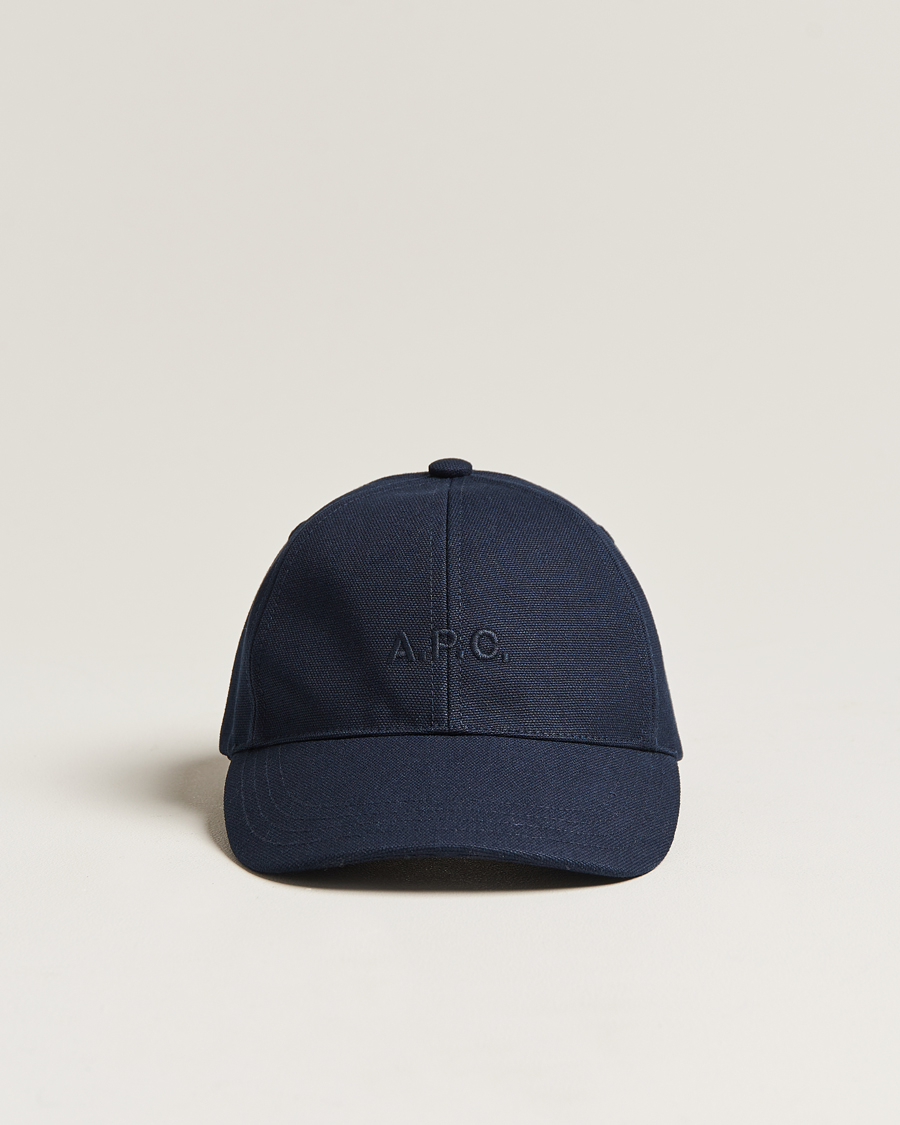Heren | A.P.C. Charlie Baseball Cap Dark Navy | A.P.C. | Charlie Baseball Cap Dark Navy