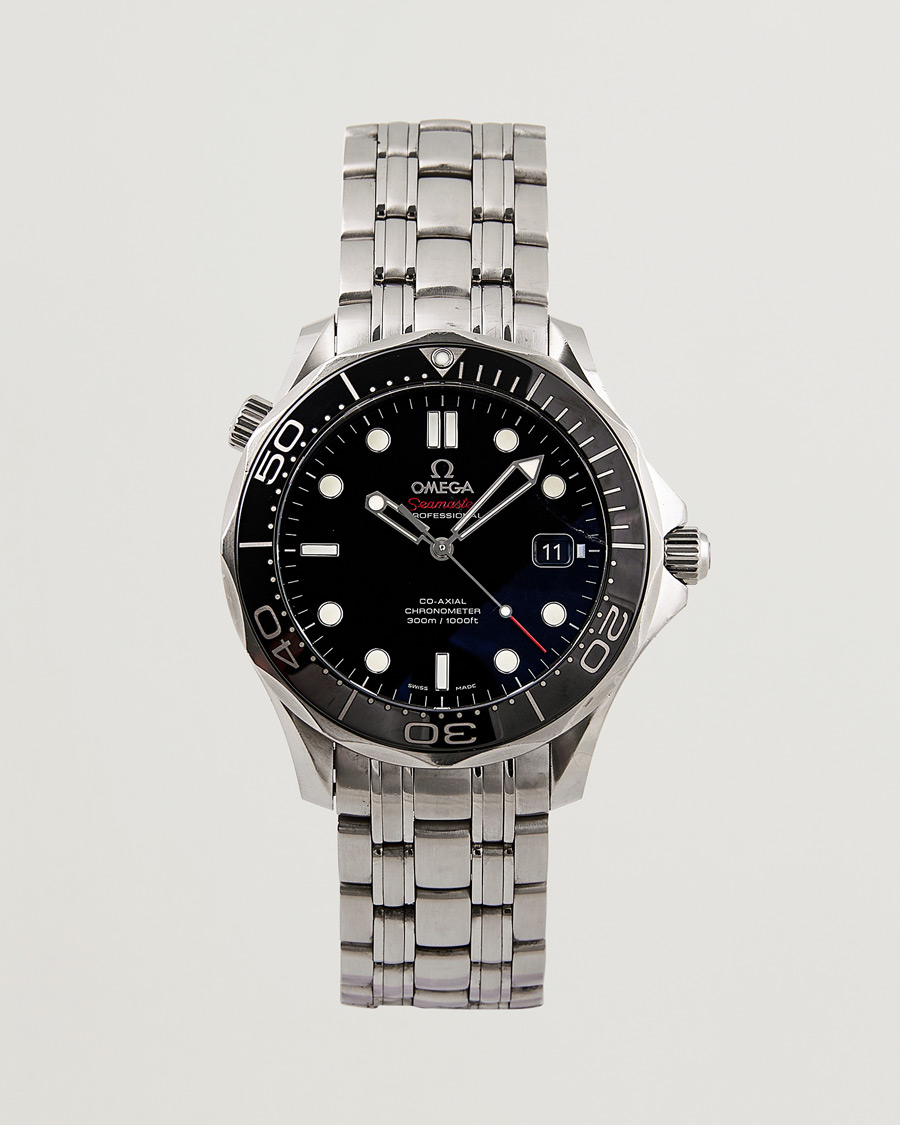 Heren | Omega Pre-Owned Seamaster Diver 300M 212.30.41.20.01.002 Steel Black | Omega Pre-Owned | Seamaster Diver 300M 212.30.41.20.01.002 Steel Black