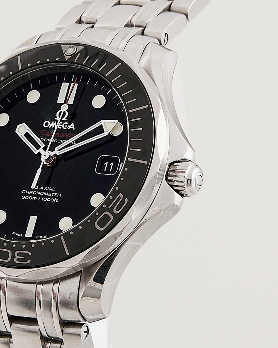 Heren | Omega Pre-Owned Seamaster Diver 300M 212.30.41.20.01.002 Steel Black | Omega Pre-Owned | Seamaster Diver 300M 212.30.41.20.01.002 Steel Black
