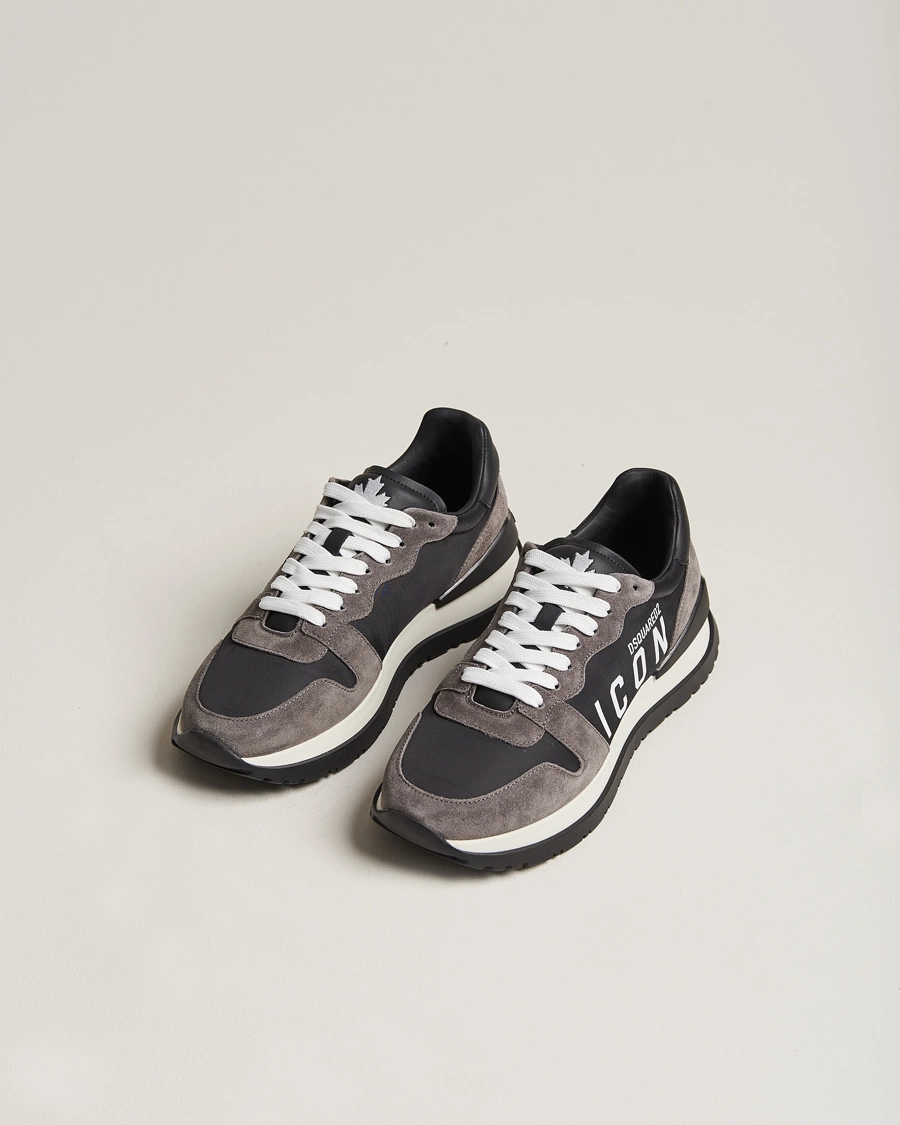 Heren | Suède schoenen | Dsquared2 | Icon Run DS2 Sneaker Black