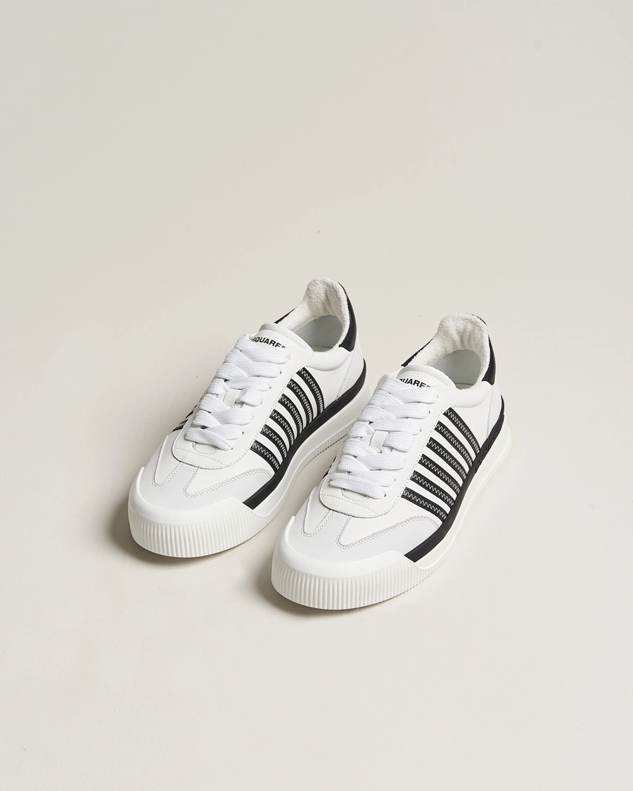 Heren |  | Dsquared2 | New Jersey Leather Sneaker White