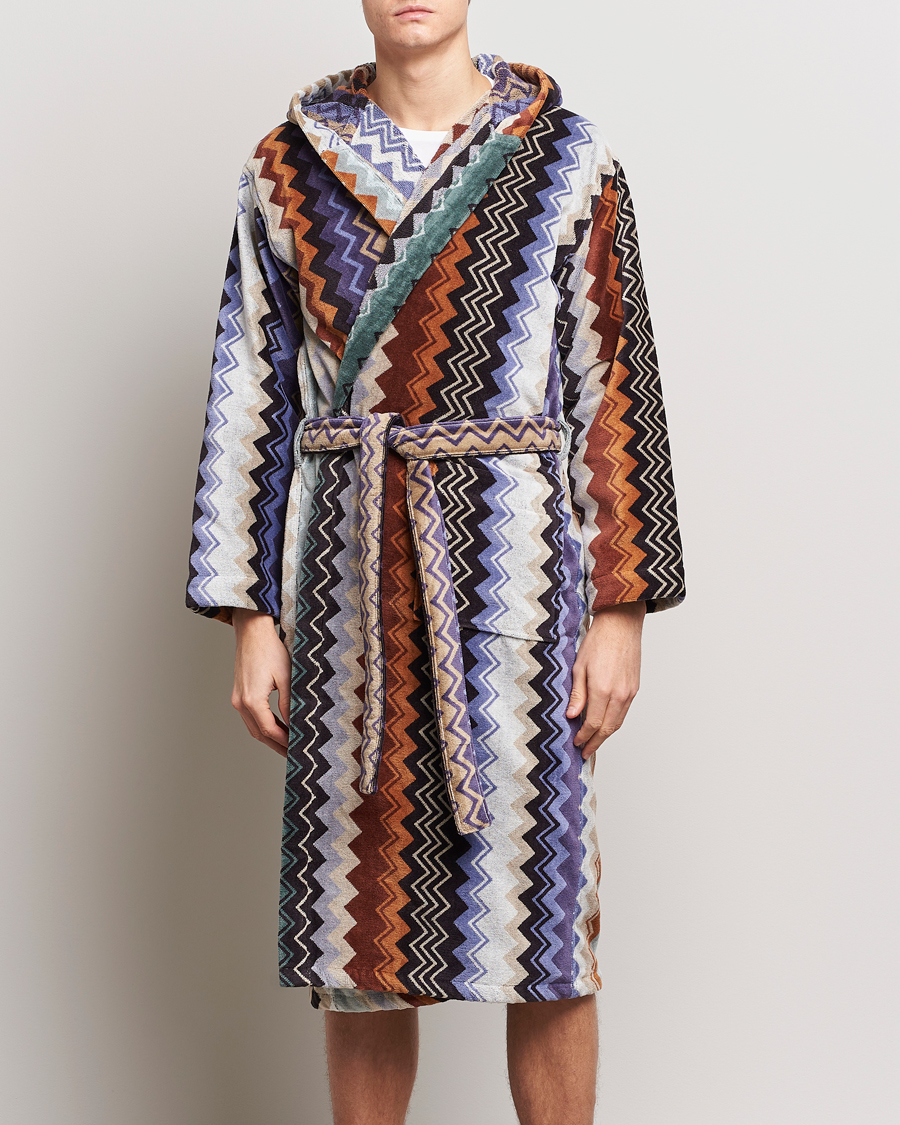 Heren | Badjassen | Missoni Home | Giacomo Bathrobe Verde Multi