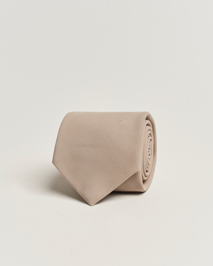Heren | Ralph Lauren Purple Label Wool Tie Beige | Ralph Lauren Purple Label | Wool Tie Beige