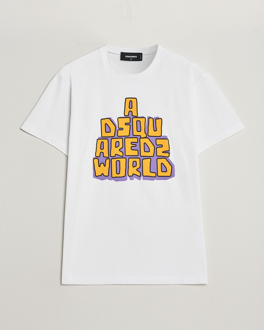 Heren | T-shirts | Dsquared2 | Cool Fit Logo Crew Neck T-Shirt White