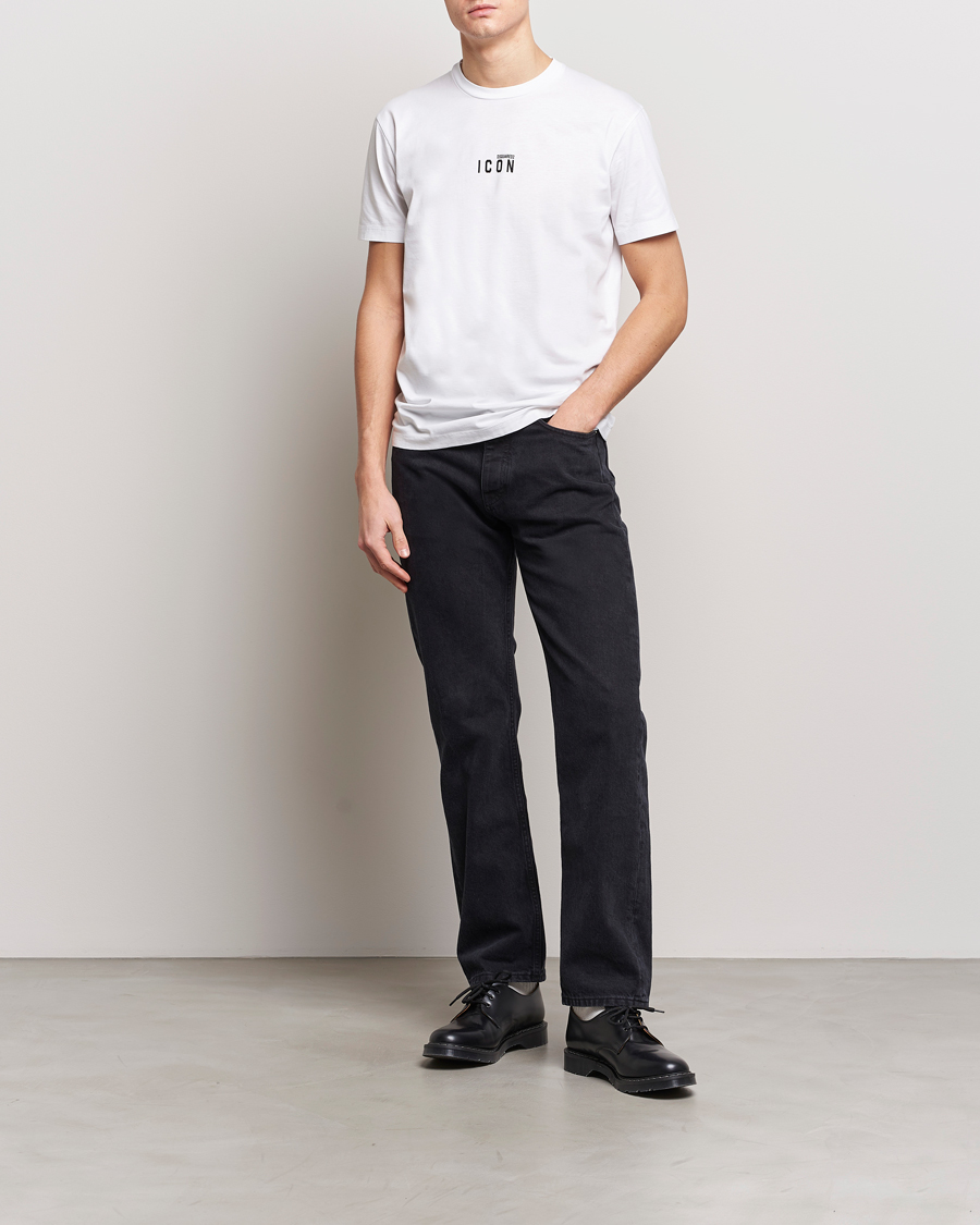 Heren | T-shirts | Dsquared2 | Icon Small Logo Crew Neck T-Shirt White