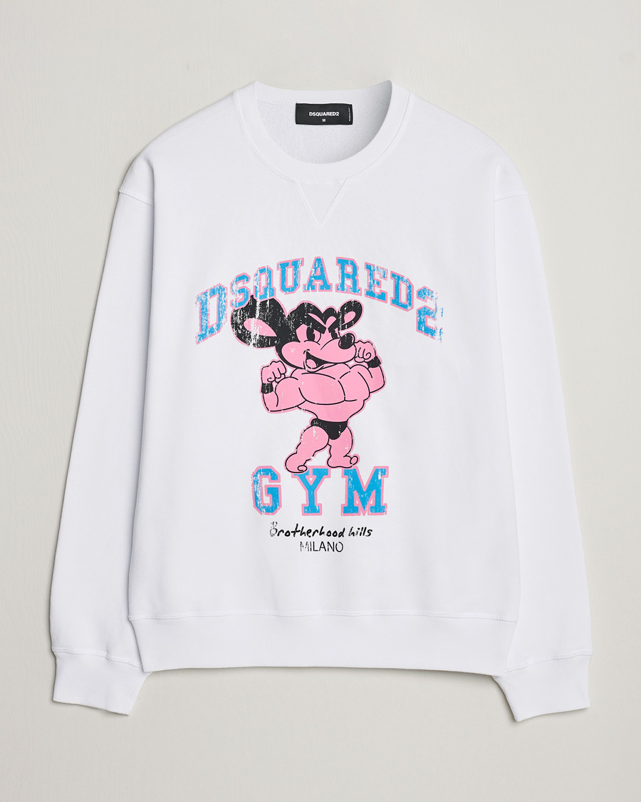 Heren | Truien | Dsquared2 | Cool Fit Crew Neck Sweatshirt White