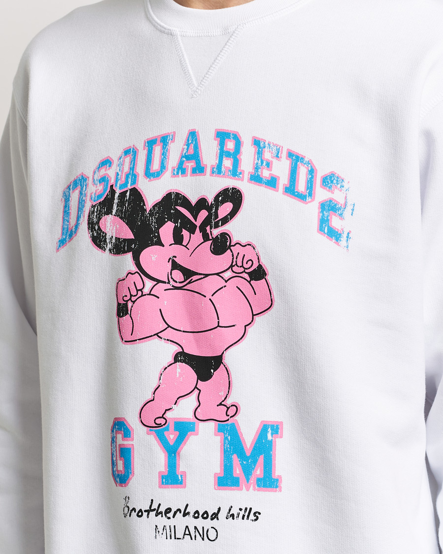 Heren | Truien | Dsquared2 | Cool Fit Crew Neck Sweatshirt White