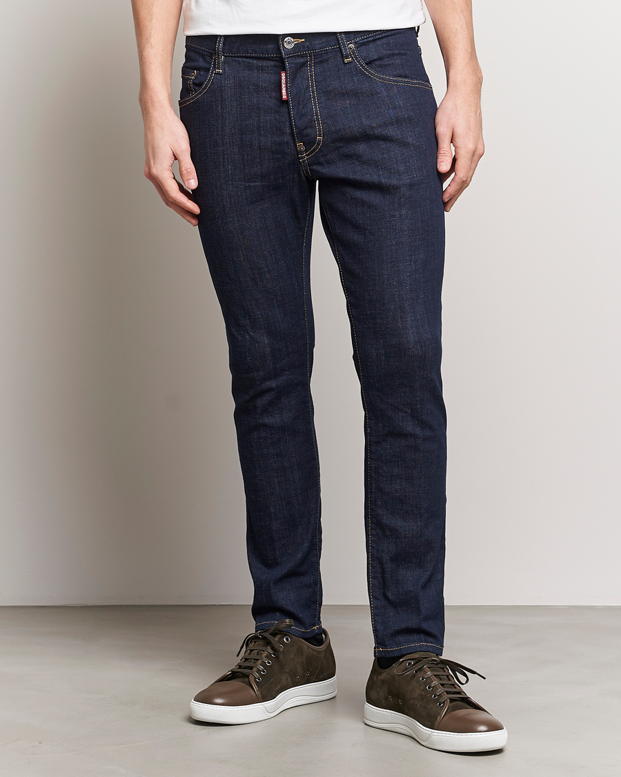 Heren | Blauwe jeans | Dsquared2 | Skater Jeans Dark Blue