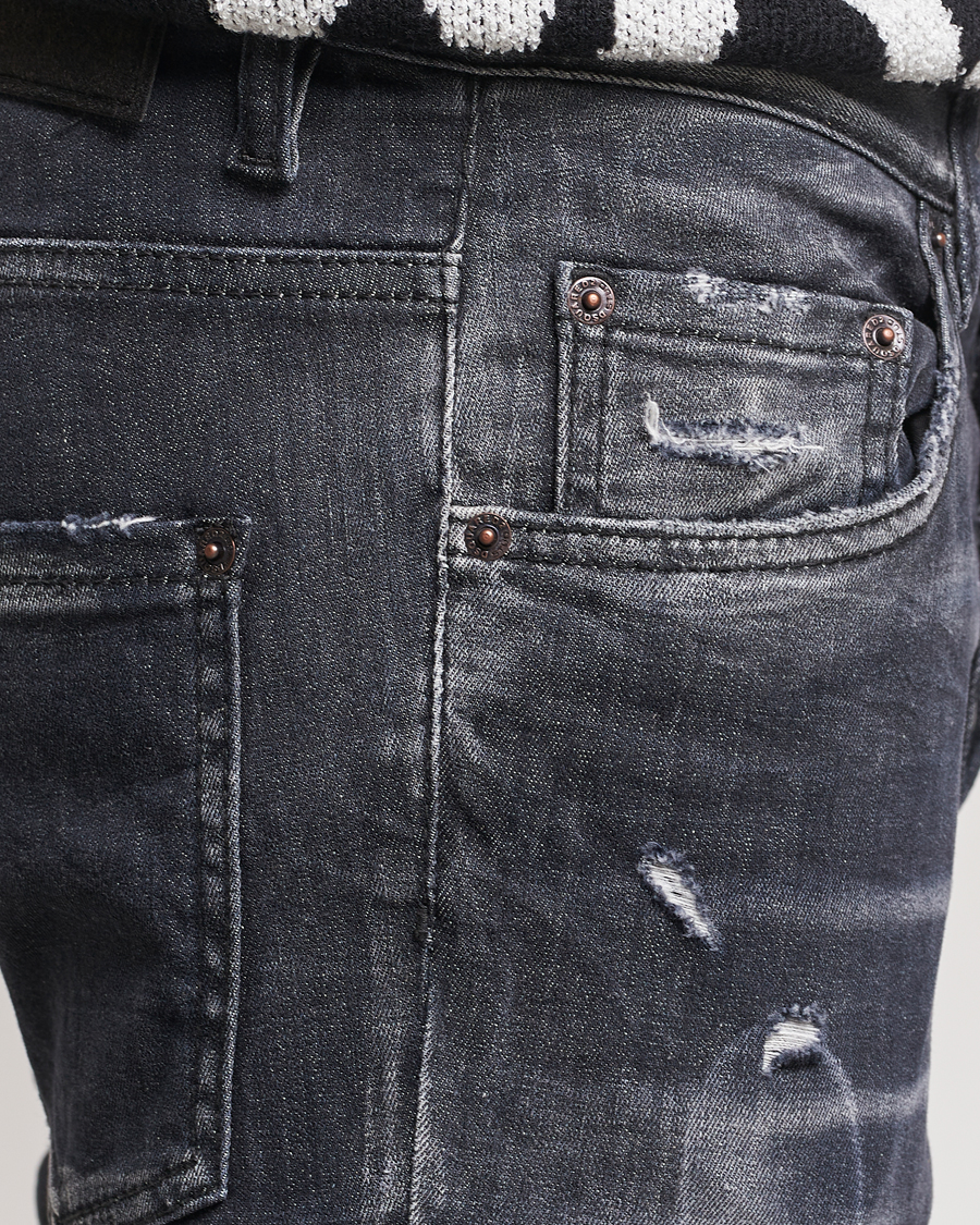 Heren | Jeans | Dsquared2 | Skater Jeans Washed Black