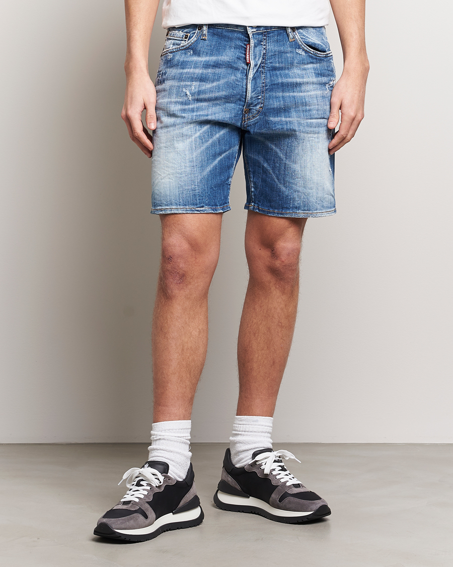 Heren | Korte broek | Dsquared2 | Marine Denim Shorts Light Blue