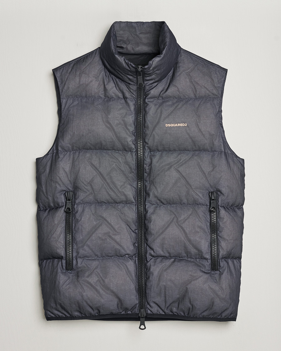 Heren | Jassen | Dsquared2 | 3D Ripstop Puffer Vest Navy