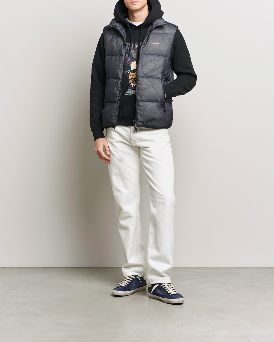 Heren | Jassen | Dsquared2 | 3D Ripstop Puffer Vest Navy