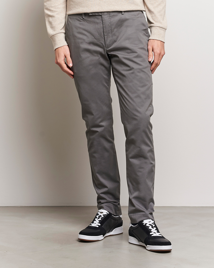 Heren | Chino's | Polo Ralph Lauren | Slim Fit Stretch Chinos Norfolk Grey