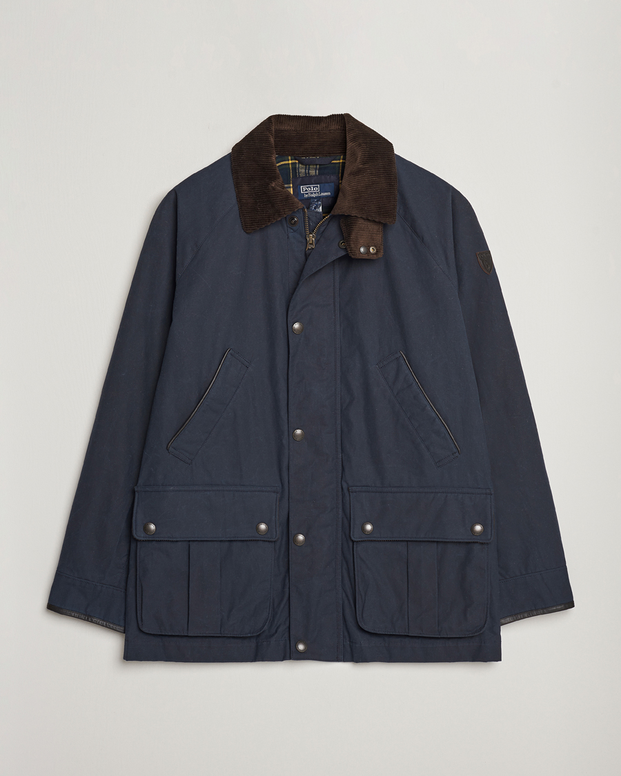 Heren | Jassen | Polo Ralph Lauren | Waxed Cotton Field Jacket Navy