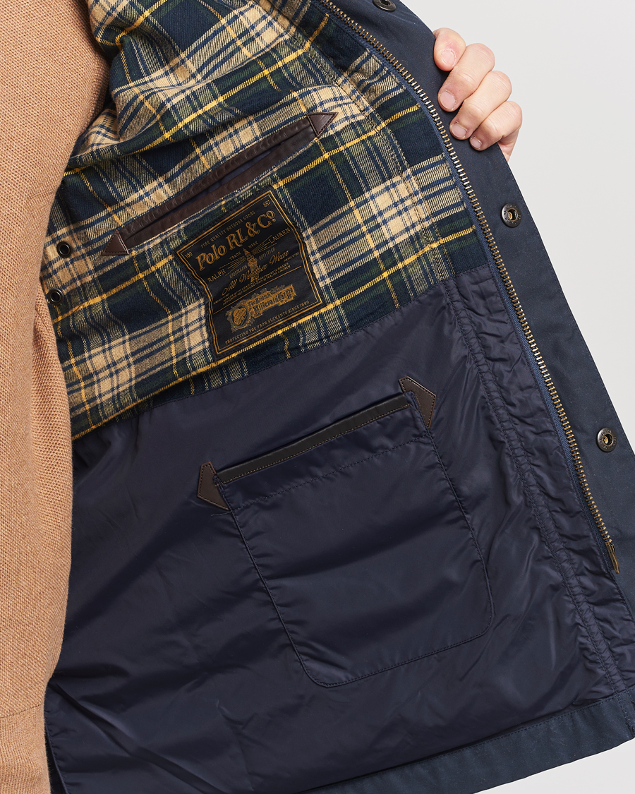 Heren | Jassen | Polo Ralph Lauren | Waxed Cotton Field Jacket Navy