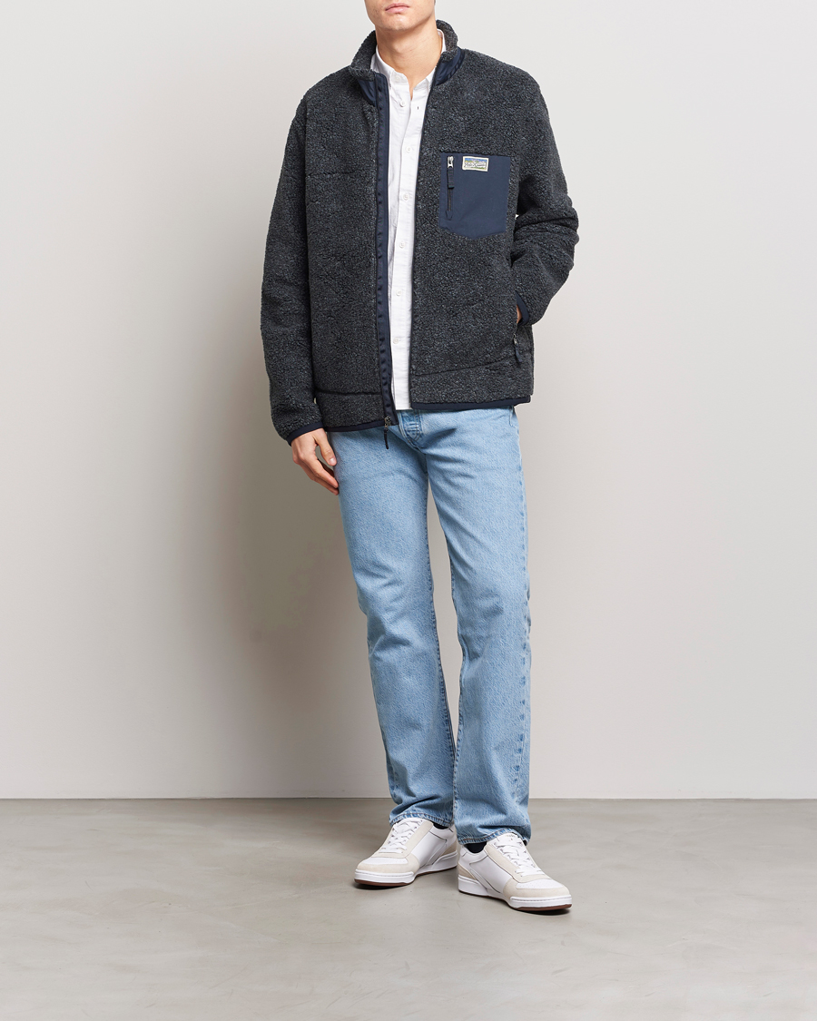 Heren | Jassen | Polo Ralph Lauren | Hi-Pile Fleece Full-Zip Jacket Aviator Navy