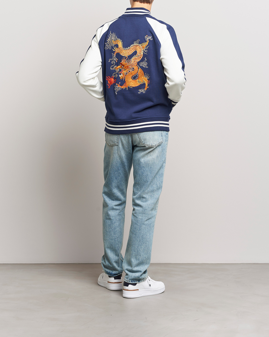 Heren | Jassen | Polo Ralph Lauren | Lunar New Year Fleece Bomber Jacket Dark Cobalt/Nevis