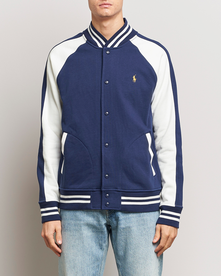 Heren | Sale -20% | Polo Ralph Lauren | Lunar New Year Fleece Bomber Jacket Dark Cobalt/Nevis