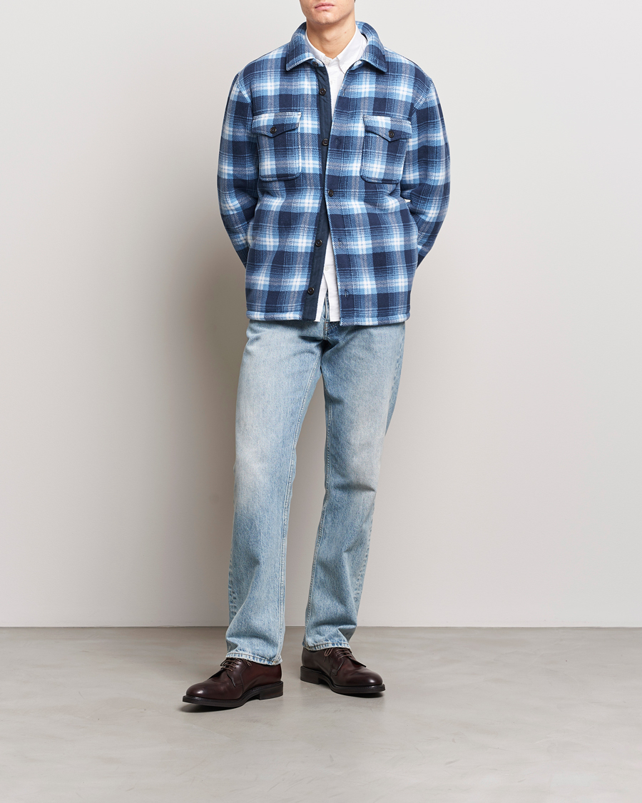 Heren | Jassen | Polo Ralph Lauren | Magic Fleece Outdoor Shirt Jacket Ombre Blue