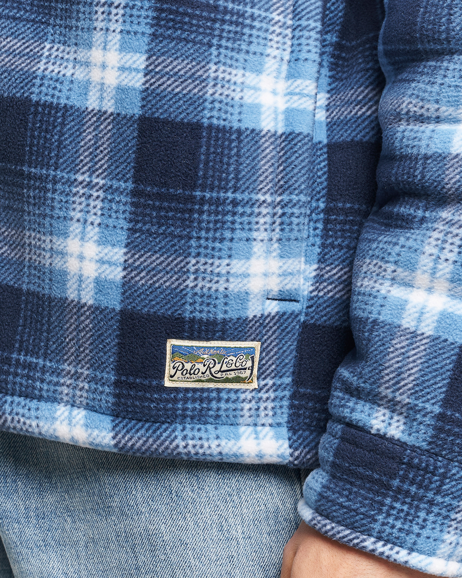 Heren | Jassen | Polo Ralph Lauren | Magic Fleece Outdoor Shirt Jacket Ombre Blue