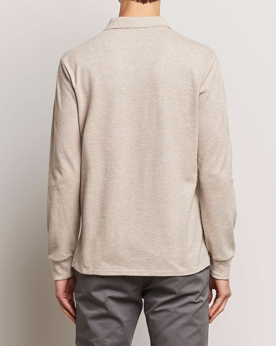 Heren | Truien | Polo Ralph Lauren | Custom Slim Fit Long Sleeve Polo Beige Heather