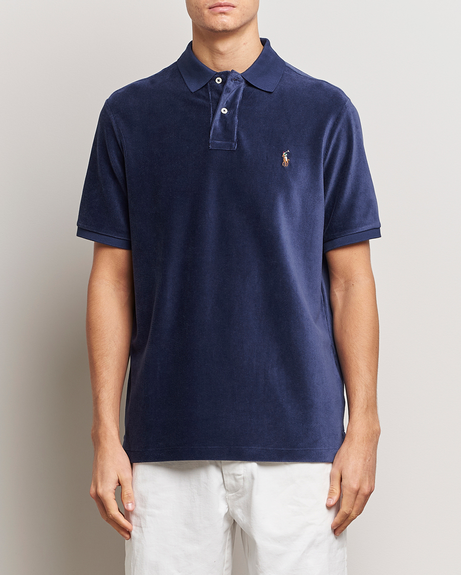 Heren | Polo's | Polo Ralph Lauren | Corduroy Polo Newport Navy