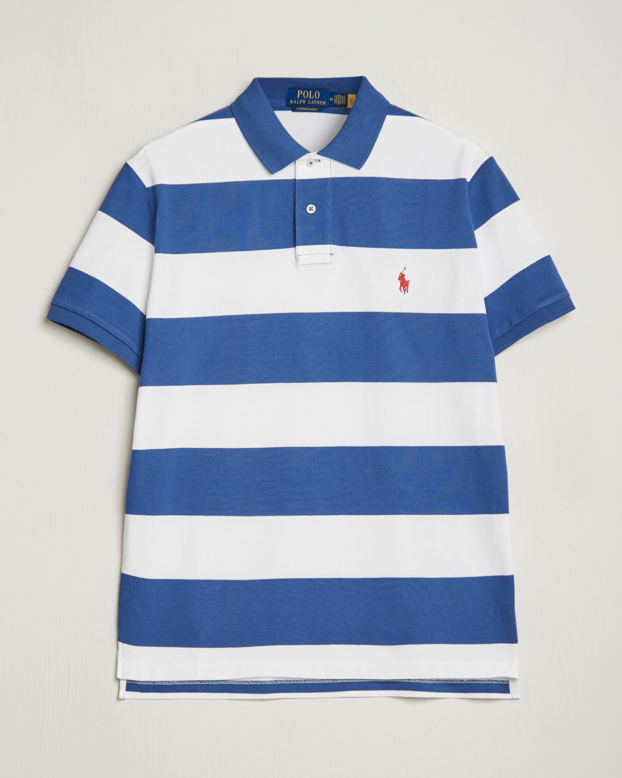 Heren | Polo's | Polo Ralph Lauren | Barstriped Polo Blue/White