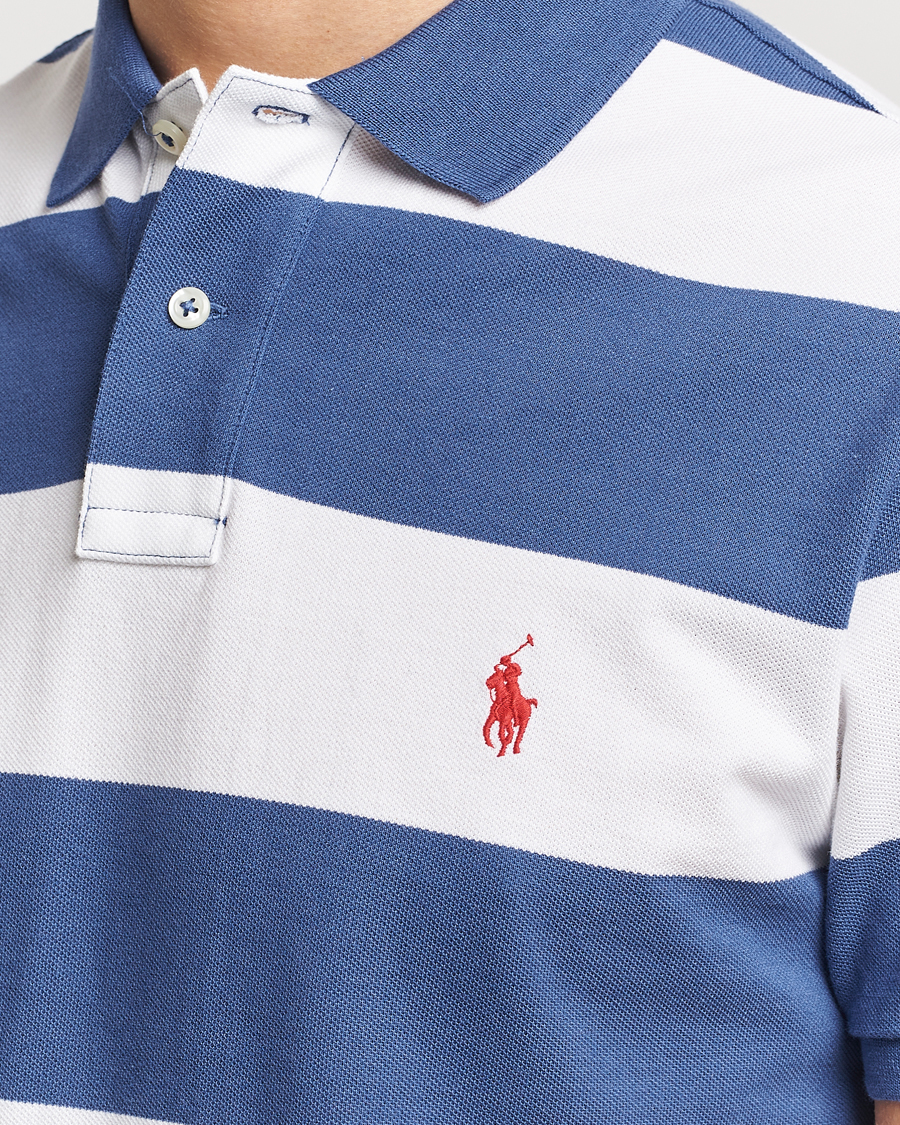 Heren | Polo's | Polo Ralph Lauren | Barstriped Polo Blue/White