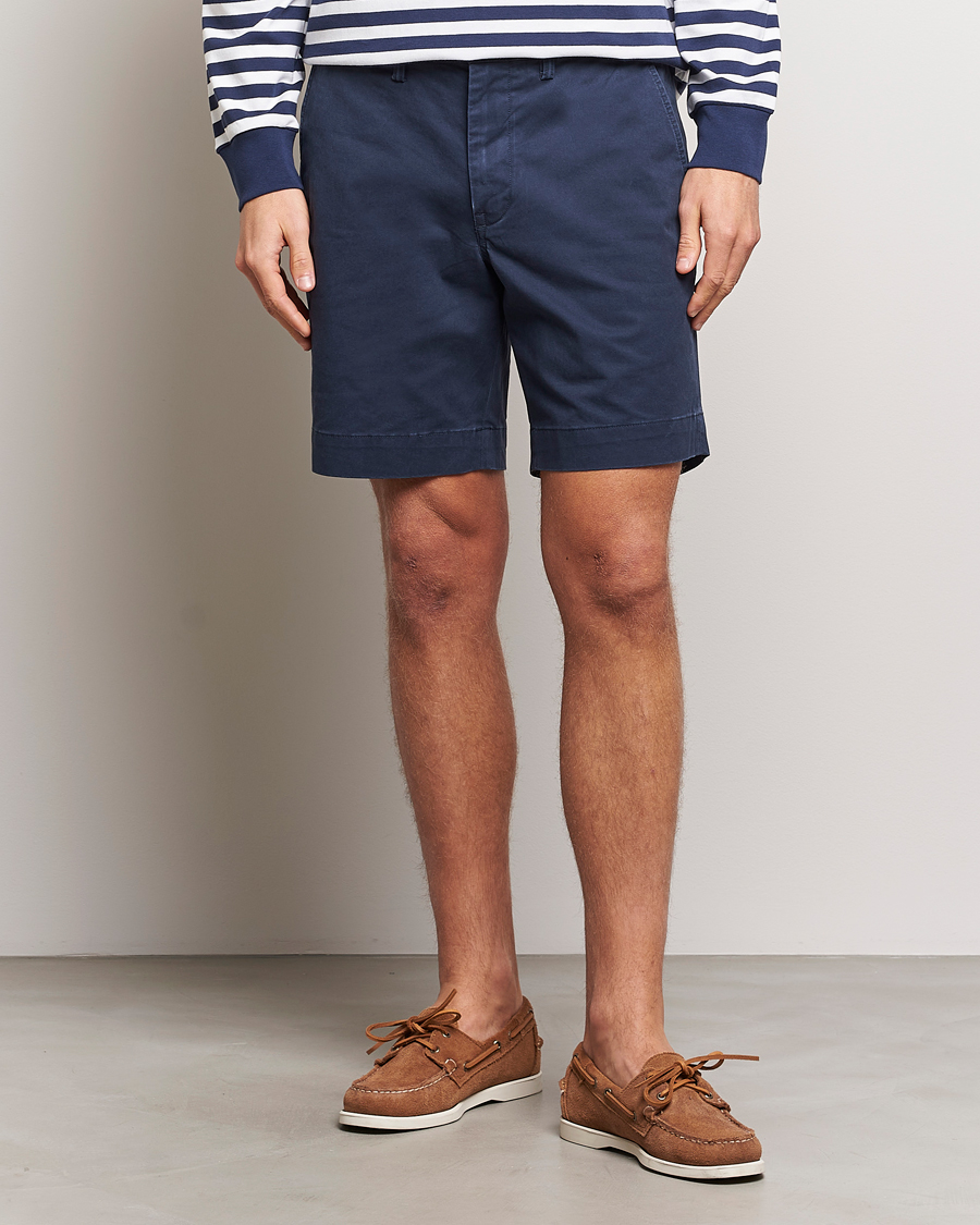 Herre | Polo Ralph Lauren | Polo Ralph Lauren | Tailored Slim Fit Shorts Nautical Ink