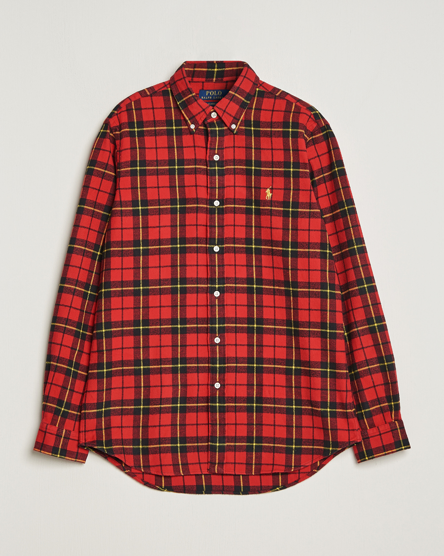 Heren | Overhemden | Polo Ralph Lauren | Lunar New Year Flannel Checked Shirt Red/Black