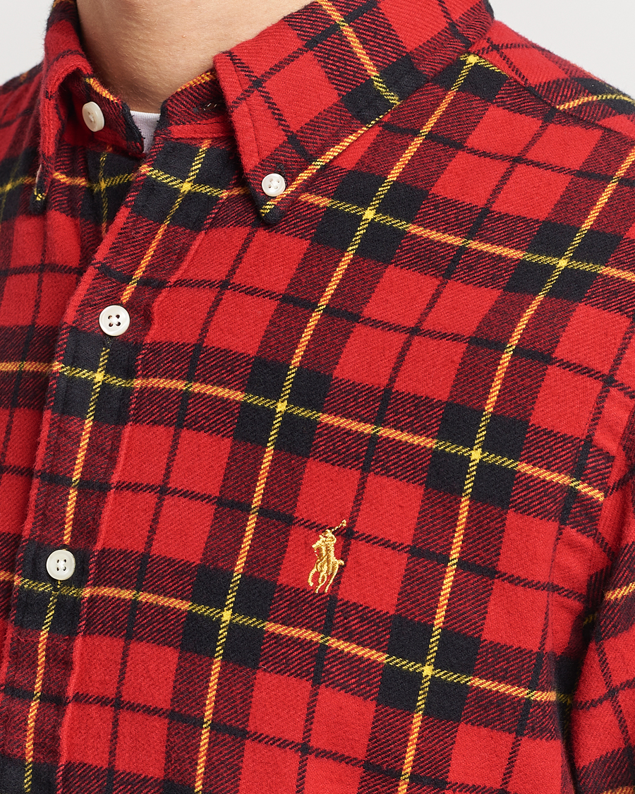 Heren | Overhemden | Polo Ralph Lauren | Lunar New Year Flannel Checked Shirt Red/Black
