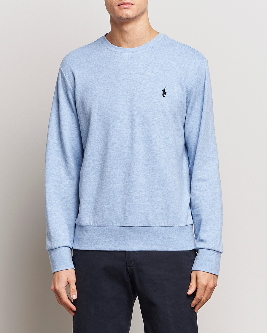 Heren | Sale | Polo Ralph Lauren | Double Knitted Jersey Sweatshirt Isle Heather