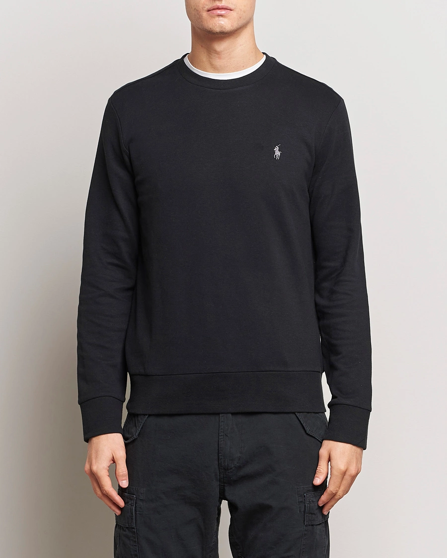 Heren | Sweatshirts | Polo Ralph Lauren | Double Knitted Jersey Sweatshirt Black