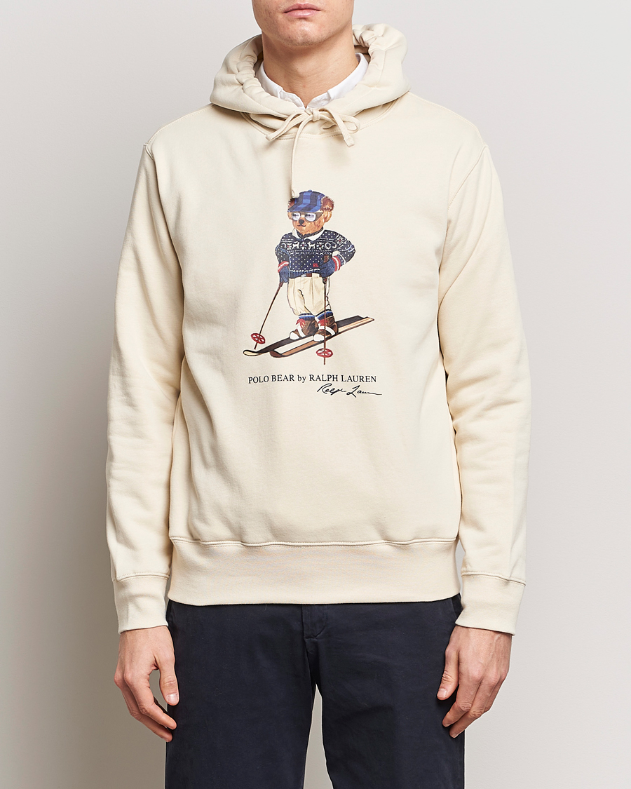 Heren | Truien | Polo Ralph Lauren | Printed Bear Hoodie Cream