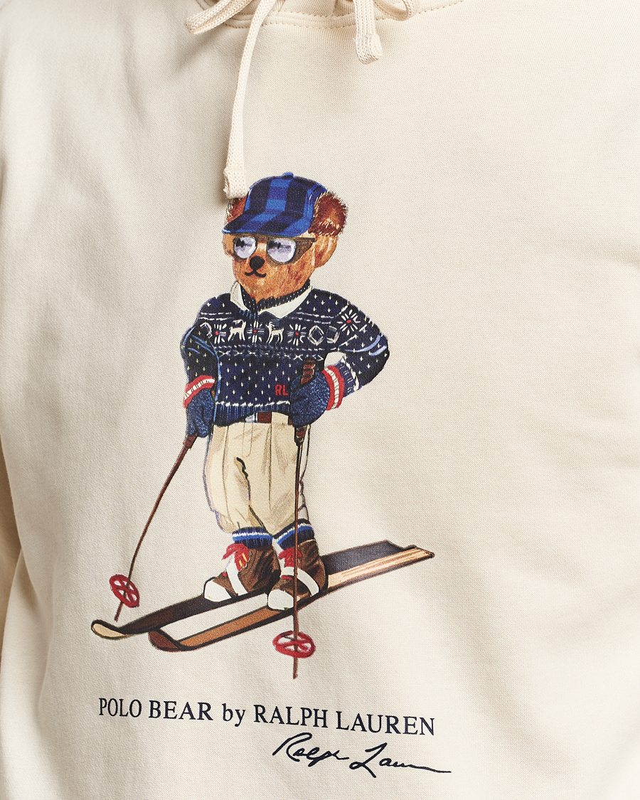 Heren | Truien | Polo Ralph Lauren | Printed Bear Hoodie Cream