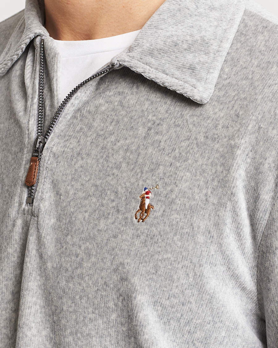 Heren | Truien | Polo Ralph Lauren | Knit Corduroy Half-Zip Andover Heather