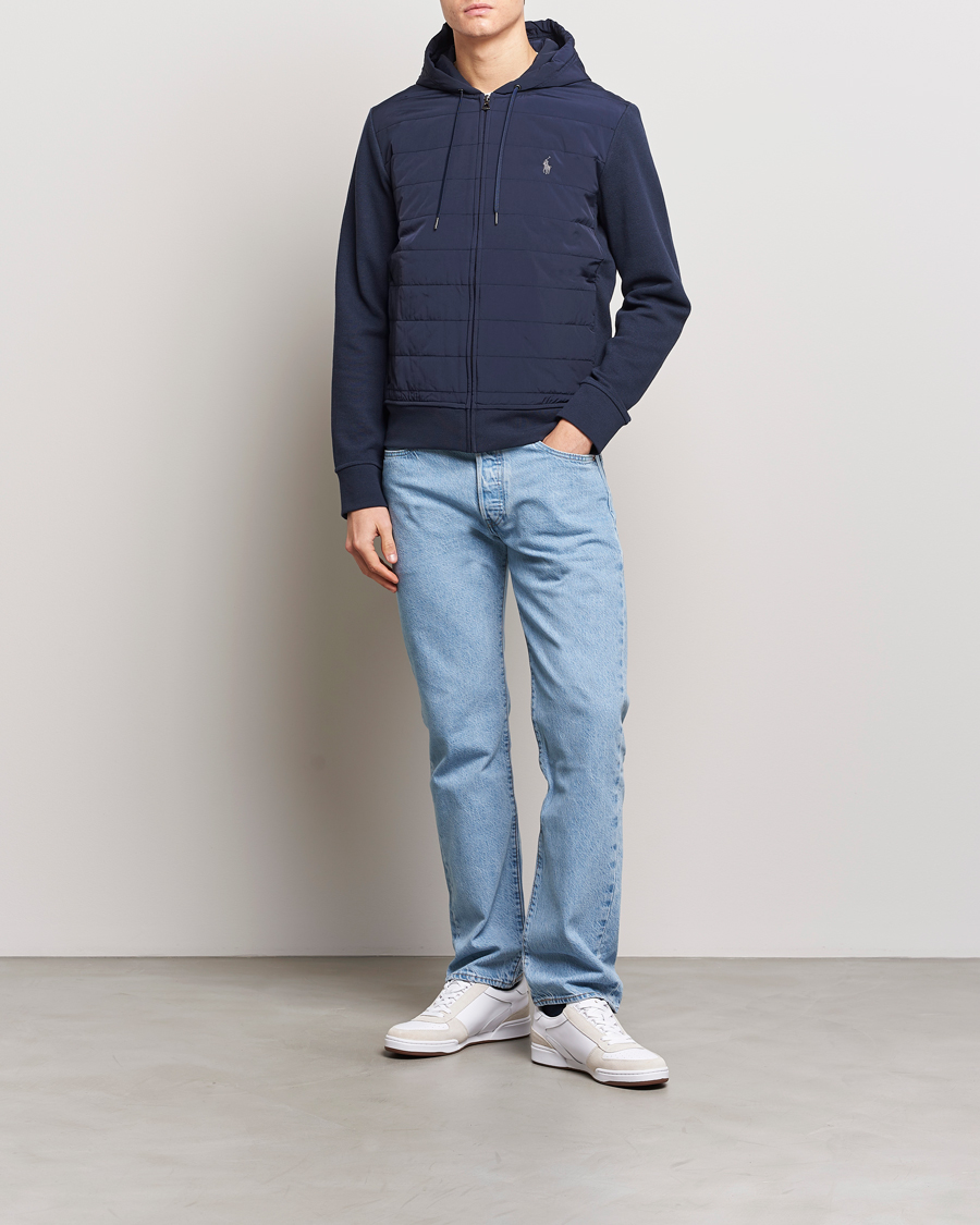 Heren | Truien | Polo Ralph Lauren | Hybrid Full-Zip Hoodie Aviator Navy