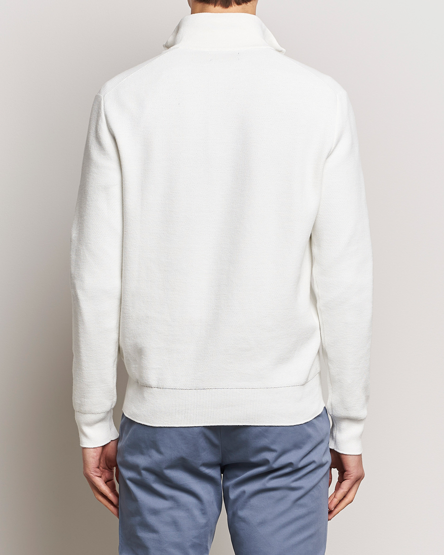 Heren | Truien | Polo Ralph Lauren | Textured Half Zip Deckwash White