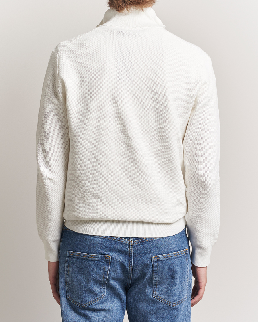 Heren | Truien | Polo Ralph Lauren | Textured Half Zip Deckwash White