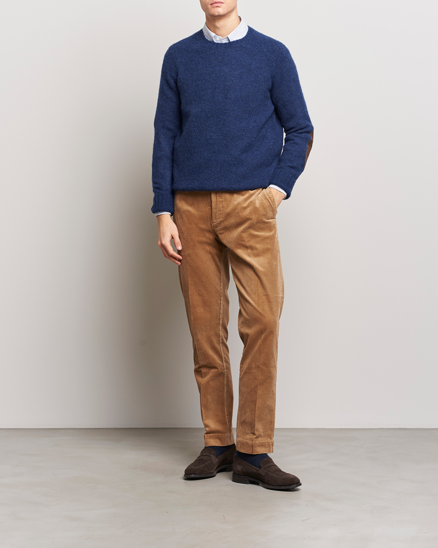 Heren | Truien | Polo Ralph Lauren | Alpaca Knitted Crew Neck Sweater Navy Heather