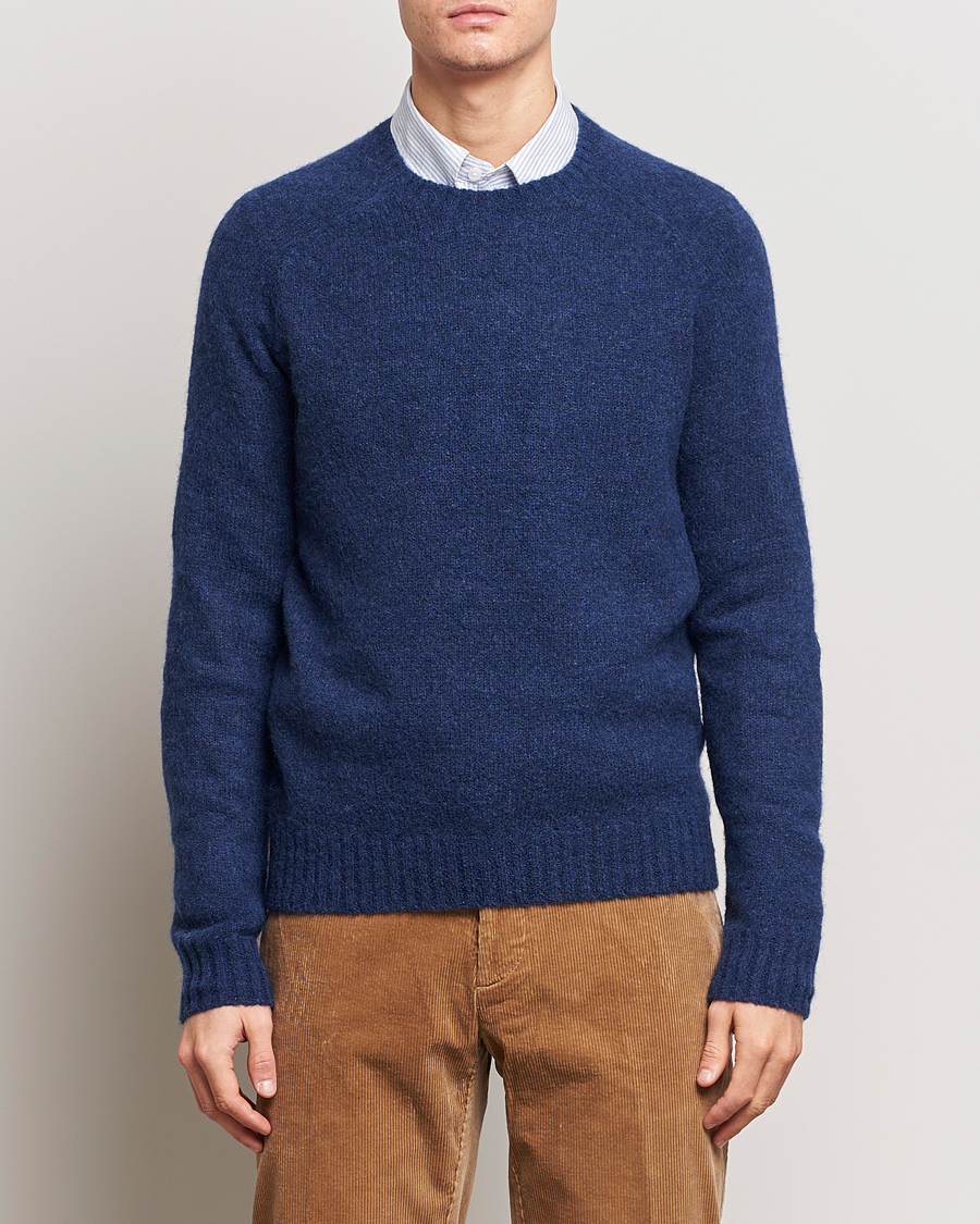 Heren | Truien | Polo Ralph Lauren | Alpaca Knitted Crew Neck Sweater Navy Heather 