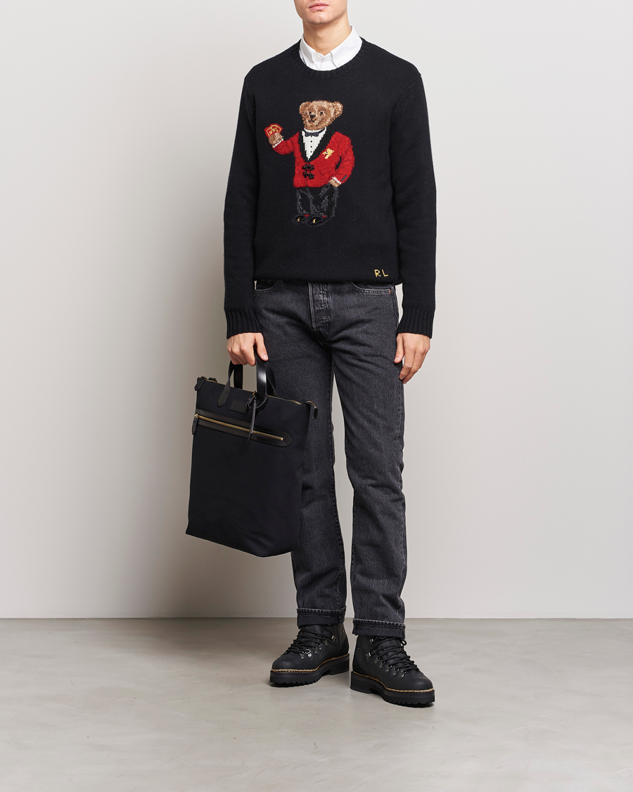 Heren | Truien | Polo Ralph Lauren | Lunar New Year Wool Knitted Bear Sweater Black