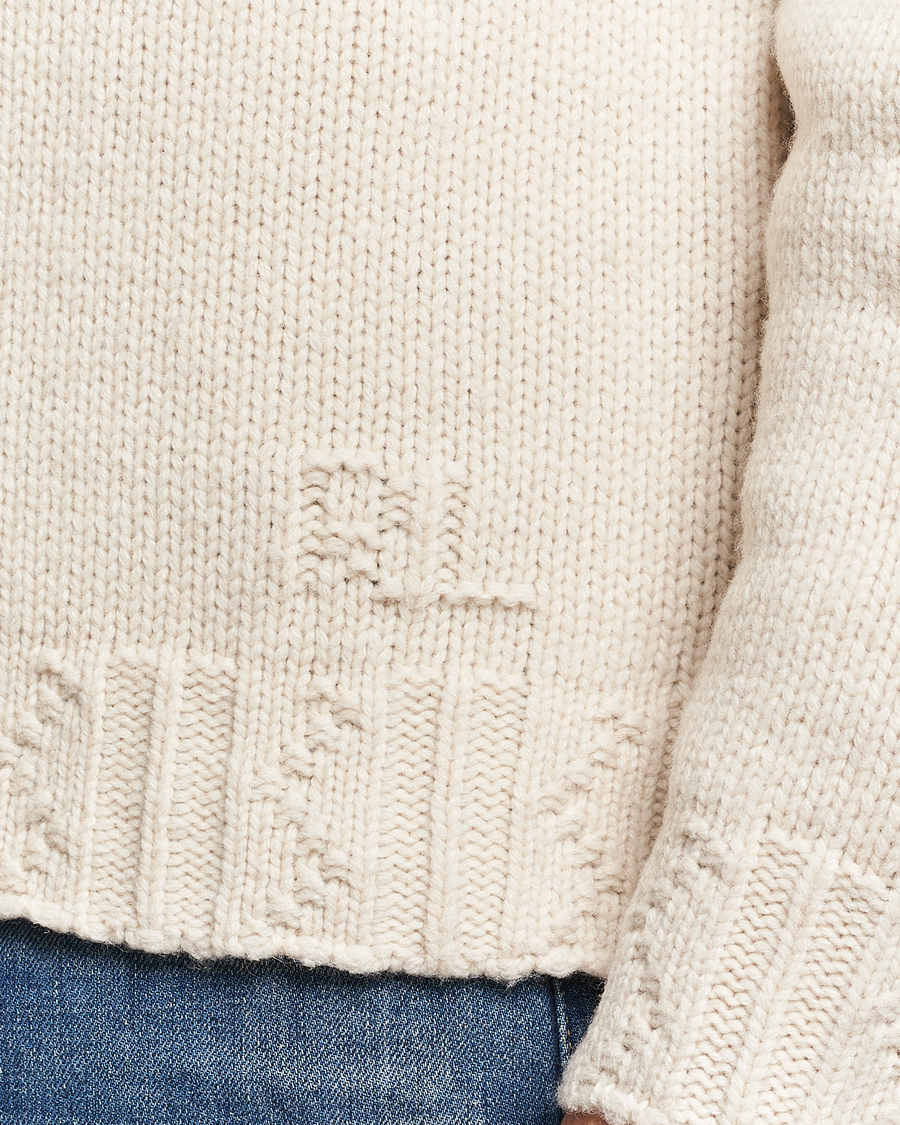 Heren | Truien | Polo Ralph Lauren | Wool Knitted Aran Rollneck Cream