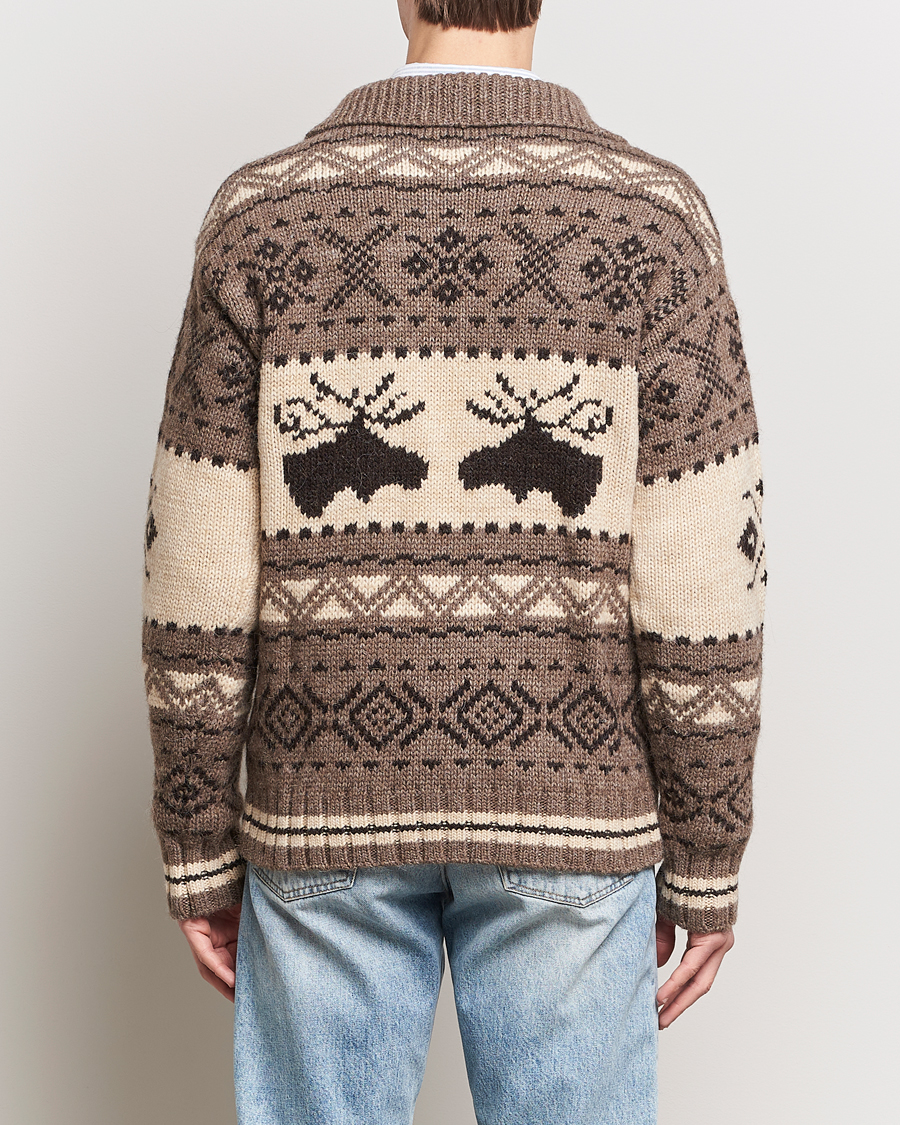 Heren | Truien | Polo Ralph Lauren | Wool Knitted Half-Zip Sweater Medium Brown