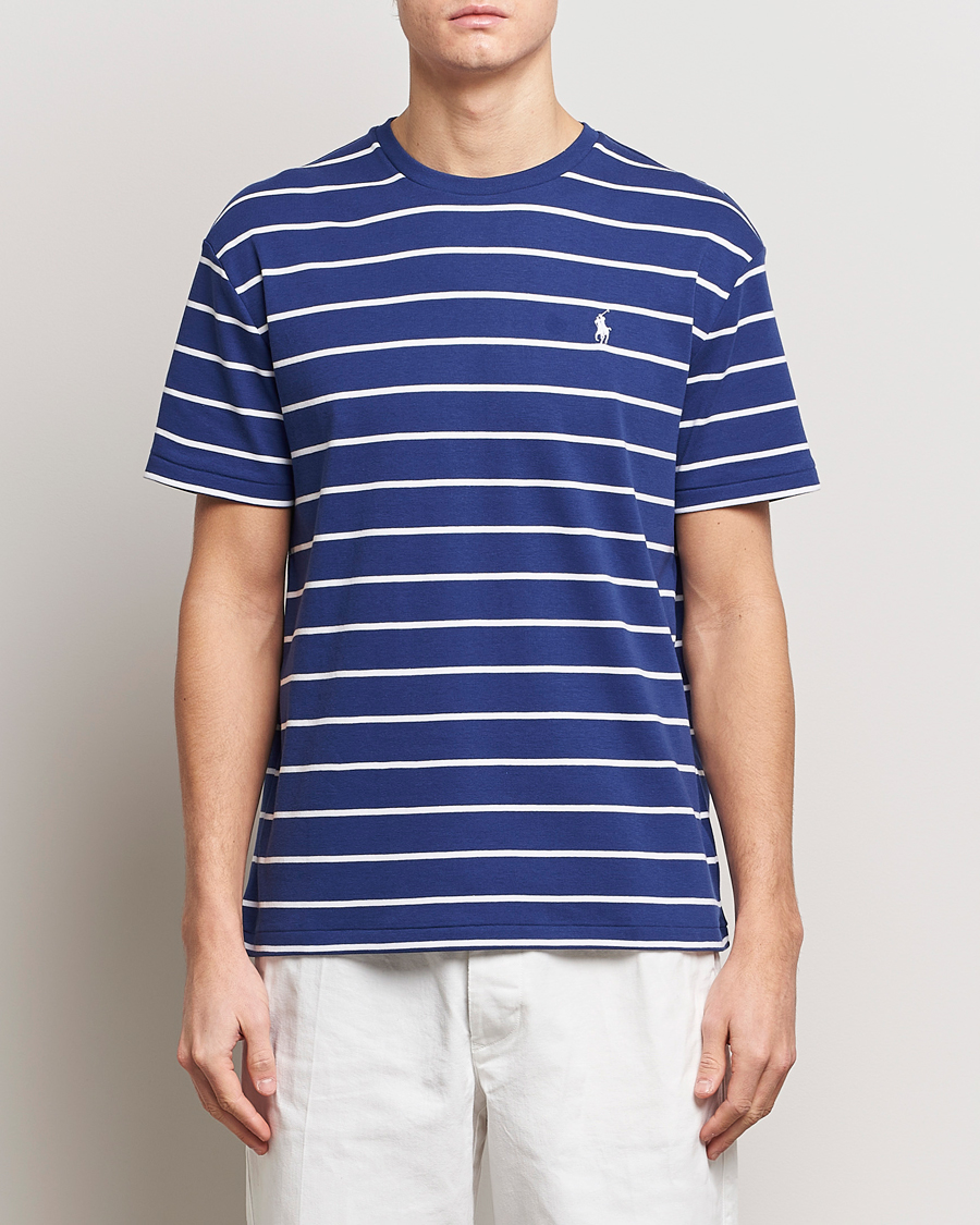 Heren |  | Polo Ralph Lauren | Striped Crew Neck T-Shirt Blue/White