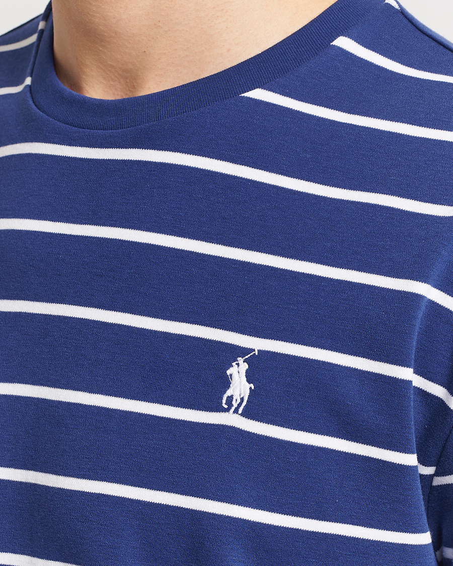 Heren | T-shirts | Polo Ralph Lauren | Striped Crew Neck T-Shirt Blue/White