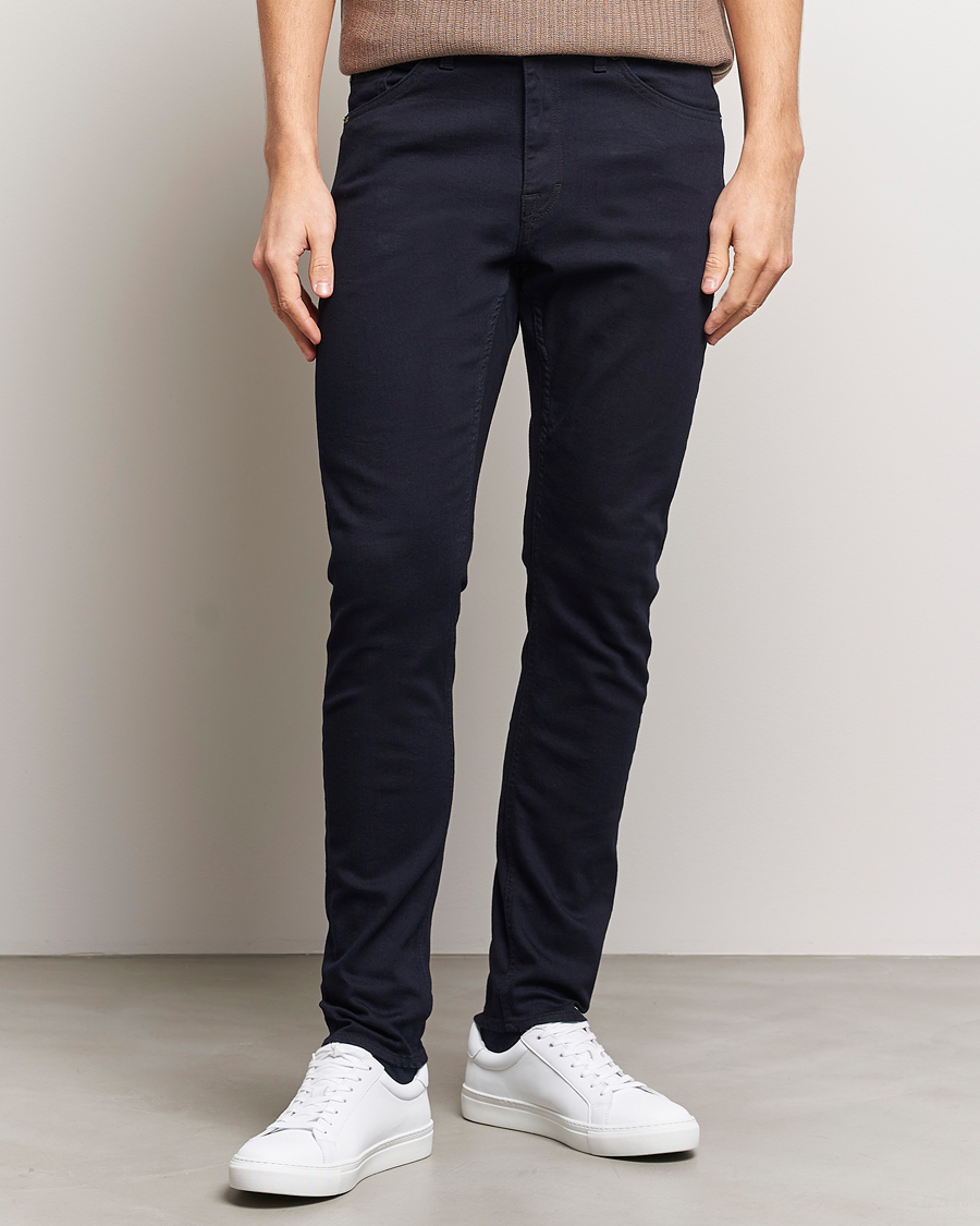 Heren | Tiger of Sweden | Tiger of Sweden | Evolve Stretch Cotton Jeans Black