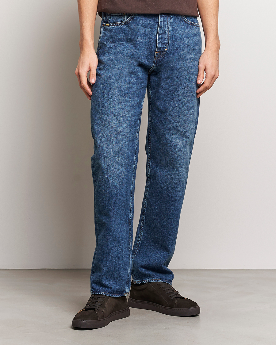 Heren | Sale Kleding | Tiger of Sweden | Alec Cotton Jeans Midnight Blue