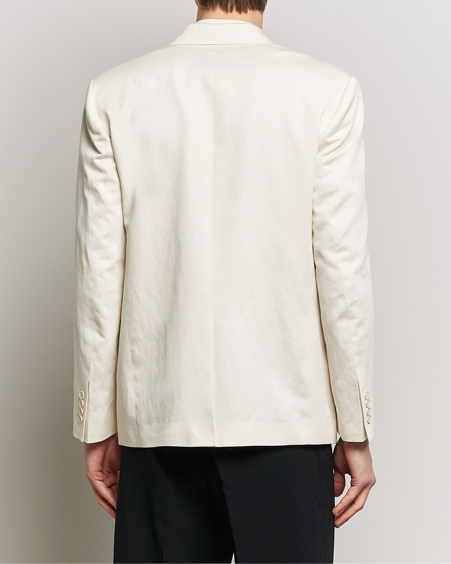 Heren | Blazers | Filippa K | Boxy Linen Blazer Bone White